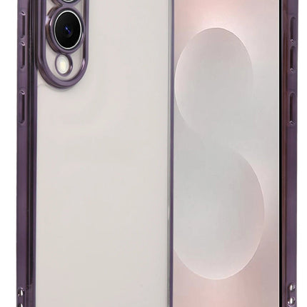 Samsung Galaxy S25 Edge Razer Lensli Silikon Kılıf - Mor