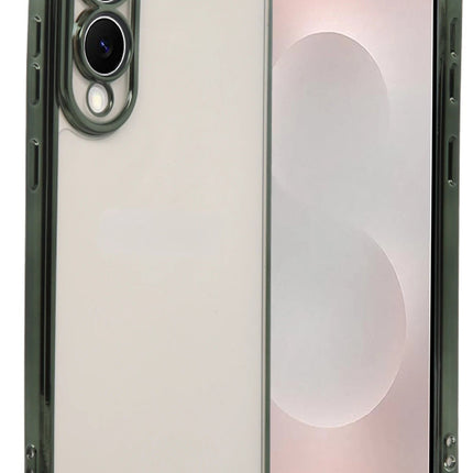 Samsung Galaxy S25 Edge Razer Lensli Silikon Kılıf - Yeşil