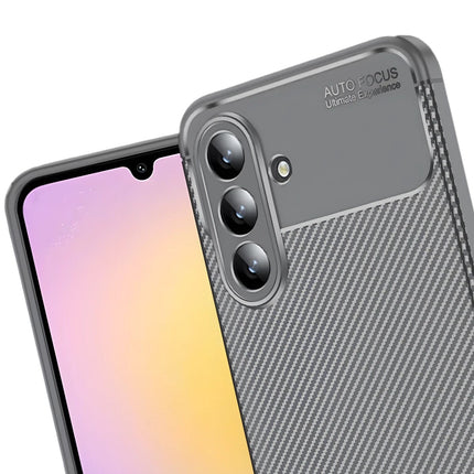 Samsung Galaxy S25 FE Auto Focus Karbon Kapak Kılıf - Gri 3