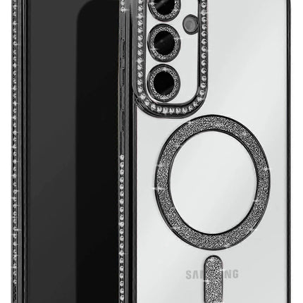 Samsung Galaxy S25 Joke Simli Magneticsafe Kılıf - Siyah