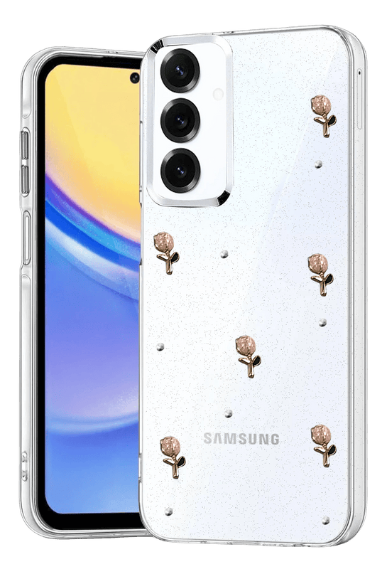 Samsung Galaxy S25 Plus Fiyonk Desenli Kapak Kılıf - Desen 6