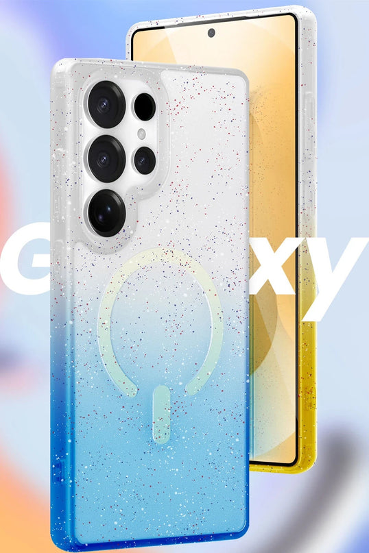 Samsung Galaxy S25 Plus Pummel Shiny Magsafe Kapak Kılıf - Mor 3