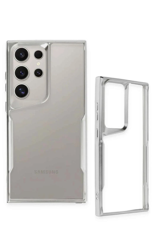 Samsung Galaxy S25 Ultra Boyi Silikon Kapak Kılıf - Lacivert 3