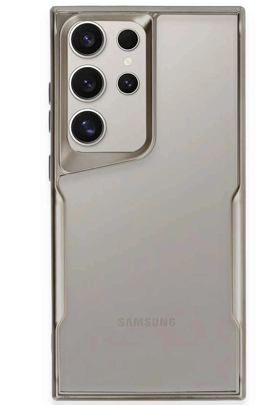Samsung Galaxy S25 Ultra Boyi Silikon Kapak Kılıf - Titan Gri