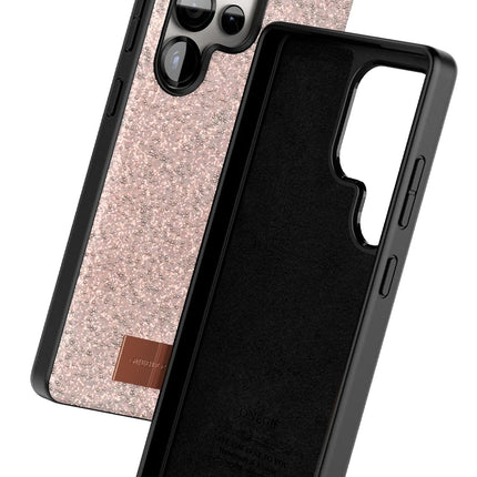 Samsung Galaxy S25 Ultra Bright Simli Kapak Kılıf - Pembe 2