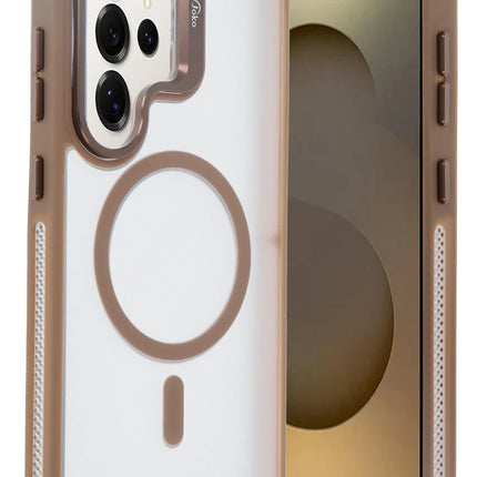 Samsung Galaxy S25 Ultra Flet Lens Magsafe Kapak Kılıf - Gold