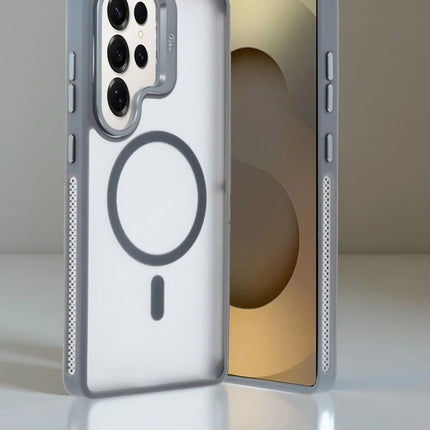 Samsung Galaxy S25 Ultra Flet Lens Magsafe Kapak Kılıf - Gold 3