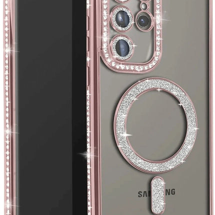 Samsung Galaxy S25 Ultra Joke Simli Magneticsafe Kılıf - Pembe