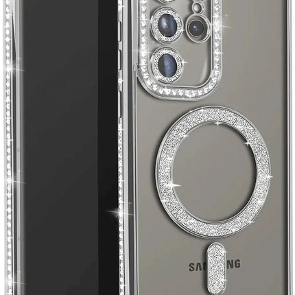 Samsung Galaxy S25 Ultra Joke Simli Magneticsafe Kılıf - Gümüş