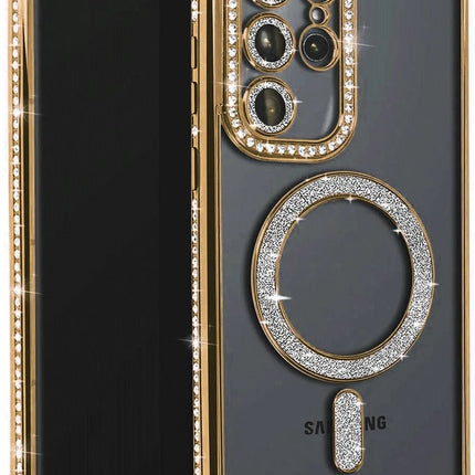 Samsung Galaxy S25 Ultra Joke Simli Magneticsafe Kılıf - Gold