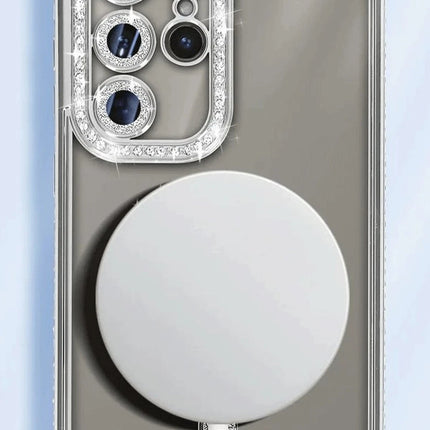 Samsung Galaxy S25 Ultra Joke Simli Magneticsafe Kılıf - Gümüş 2