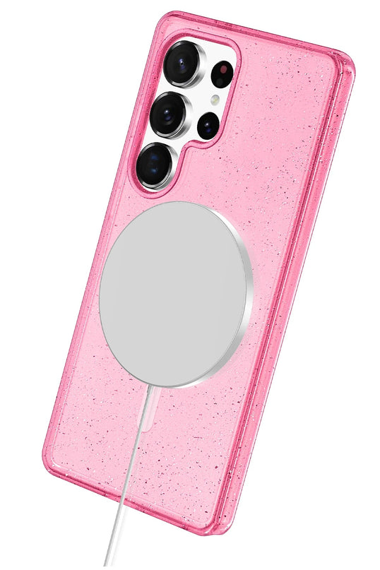 Samsung Galaxy S25 Ultra Star Magsafe Kapak Kılıf - Pembe 3