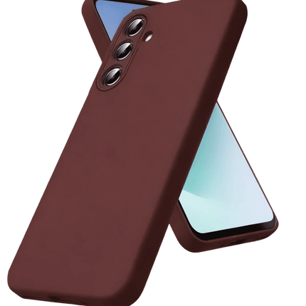 Samsung Galaxy S26 FE First Silikon Kılıf - Bordo
