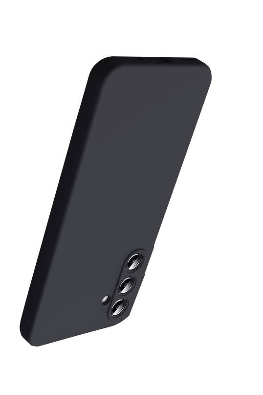 Samsung Galaxy S26 FE Nano içi Kadife Silikon Kılıf - Siyah 3