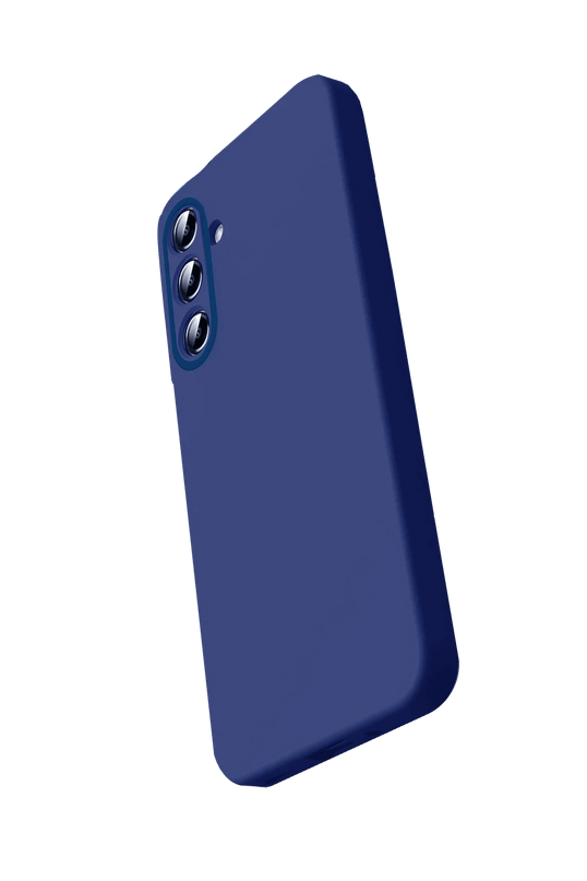 Samsung Galaxy S26 FE Nano içi Kadife Silikon Kılıf - Lacivert 2