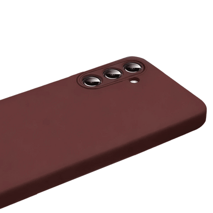 Samsung Galaxy S26 First Silikon Kılıf - Bordo 3