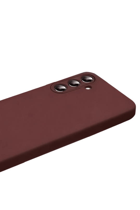 Samsung Galaxy S26 First Silikon Kılıf - Bordo 3