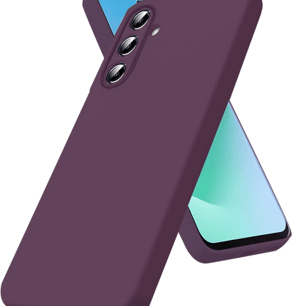 Samsung Galaxy S26 First Silikon Kılıf - Mürdüm