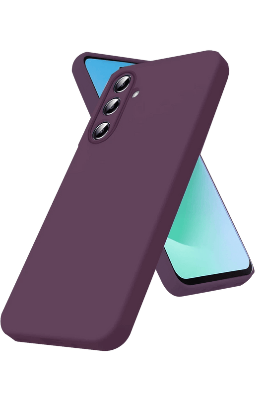 Samsung Galaxy S26 First Silikon Kılıf - Mürdüm