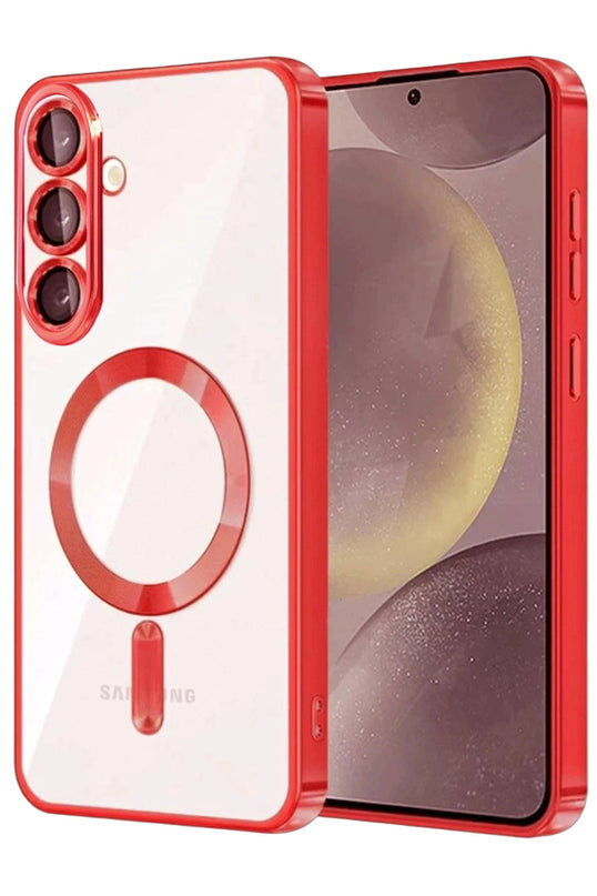 Samsung Galaxy S26 Kross Magneticsafe Kapak Kılıf - Kırmızı