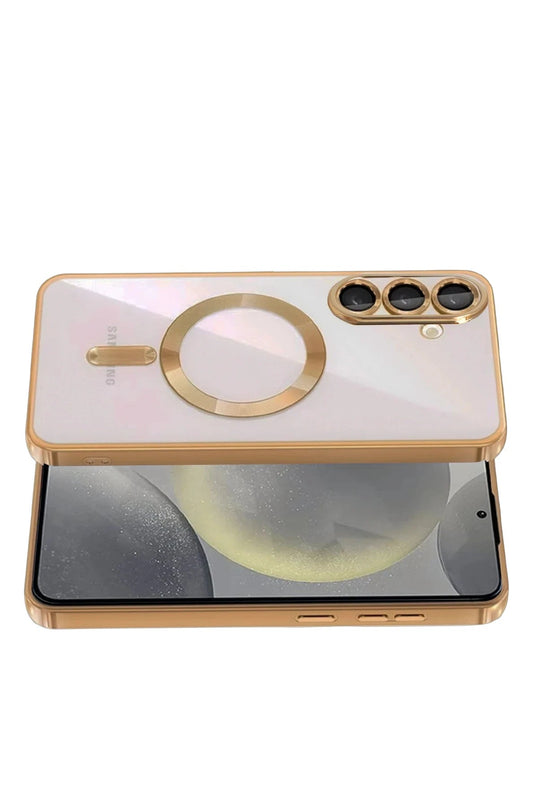 Samsung Galaxy S26 Kross Magneticsafe Kapak Kılıf - Çöl Titanyum 3