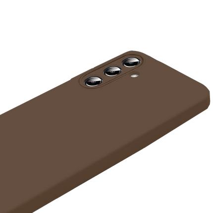 Samsung Galaxy S26 Plus First Silikon Kılıf - Kahverengi 3