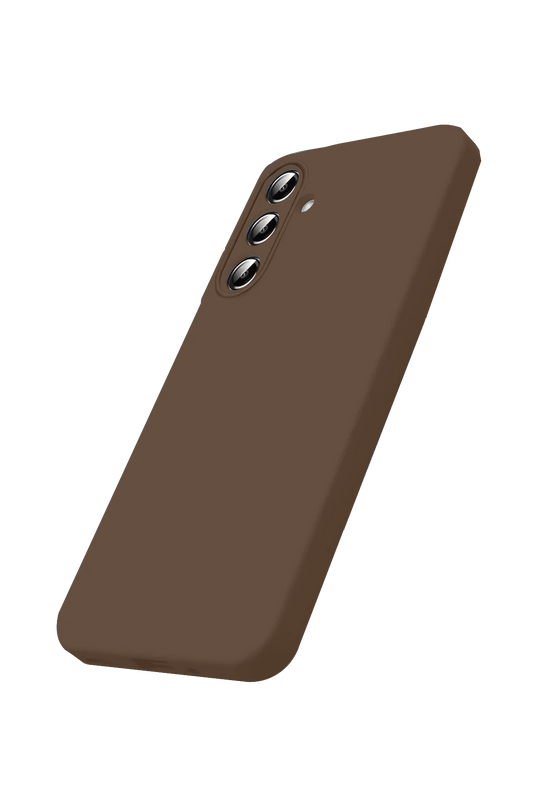 Samsung Galaxy S26 Plus First Silikon Kılıf - Kahverengi 2