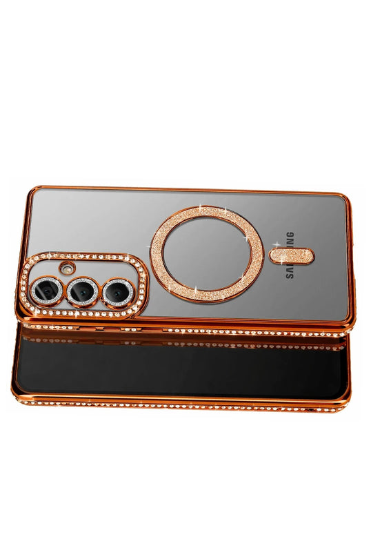 Samsung Galaxy S26 Plus Joke Simli Magneticsafe Kılıf - Turuncu 3