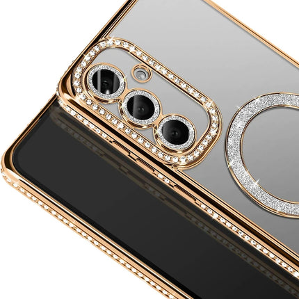 Samsung Galaxy S26 Plus Joke Simli Magneticsafe Kılıf - Gold 2