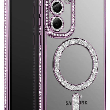 Samsung Galaxy S26 Plus Joke Simli Magneticsafe Kılıf - Derin Mor