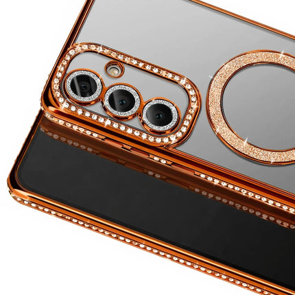 Samsung Galaxy S26 Plus Joke Simli Magneticsafe Kılıf - Turuncu 2