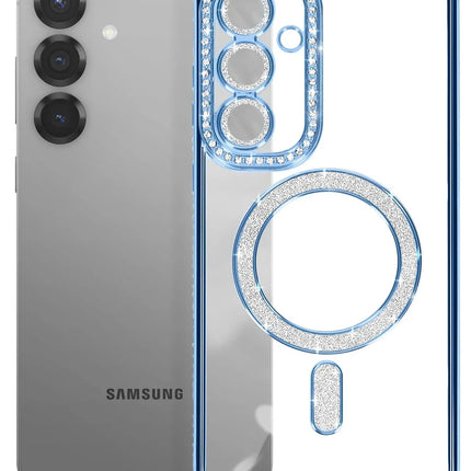 Samsung Galaxy S26 Plus Joke Simli Magneticsafe Kılıf - Mavi 3