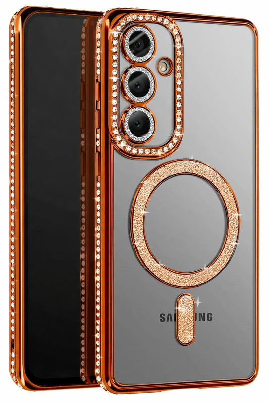 Samsung Galaxy S26 Plus Joke Simli Magneticsafe Kılıf - Turuncu