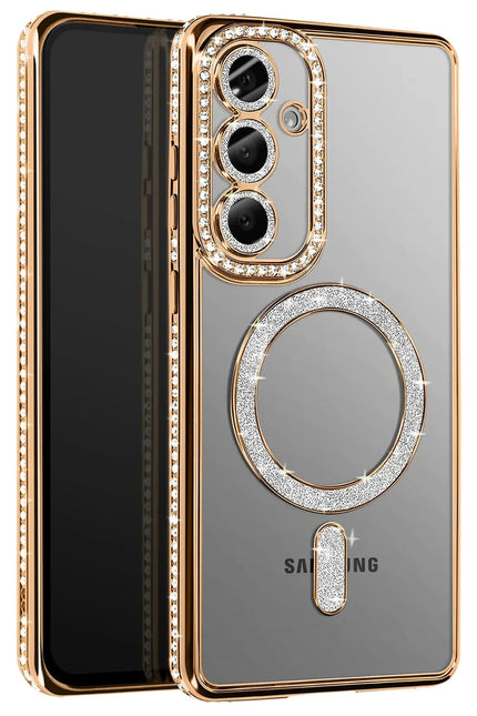 Samsung Galaxy S26 Plus Joke Simli Magneticsafe Kılıf - Gold