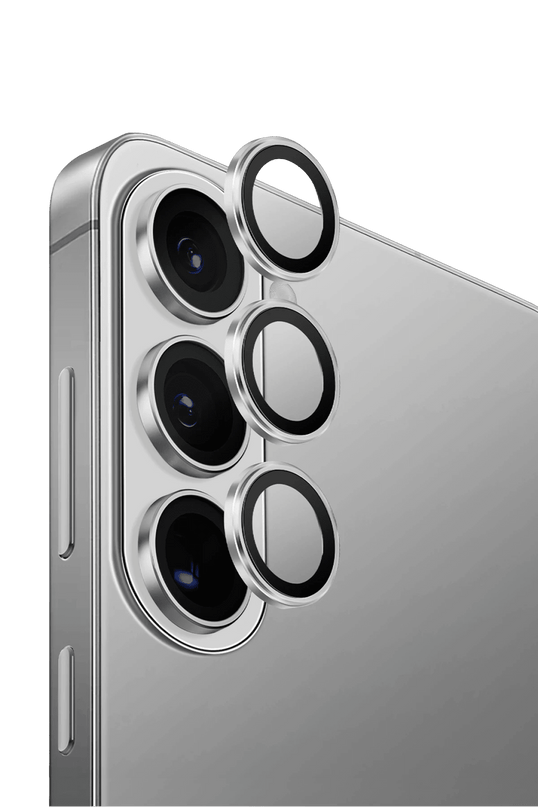 Samsung Galaxy S26 Plus Optix Aluguard Kamera Lens Koruyucu - Gümüş