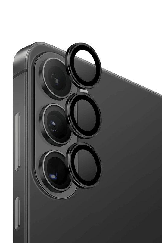 Samsung Galaxy S26 Plus Optix Aluguard Kamera Lens Koruyucu - Siyah