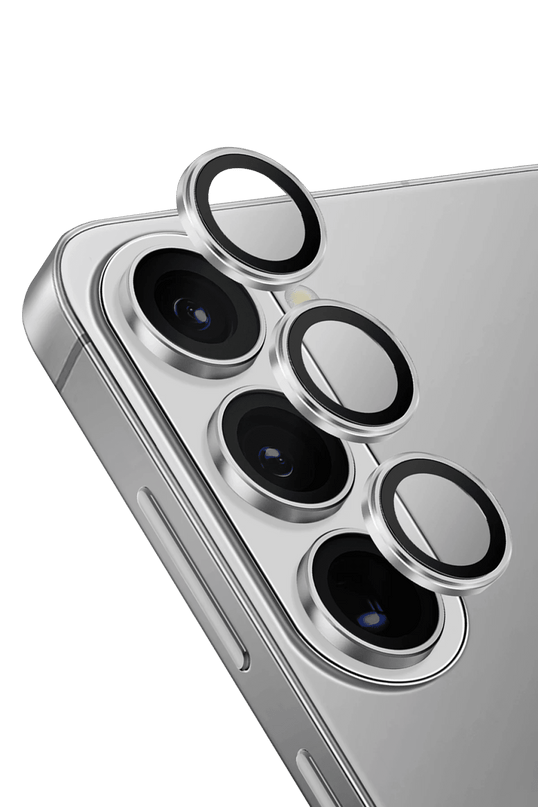Samsung Galaxy S26 Plus Optix Aluguard Kamera Lens Koruyucu - Gümüş 2