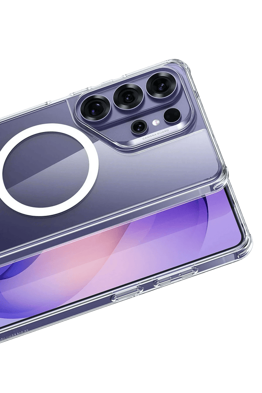Samsung Galaxy S26 Ultra Classic Hybrid Magsafe Kapak Kılıf - Şeffaf 2