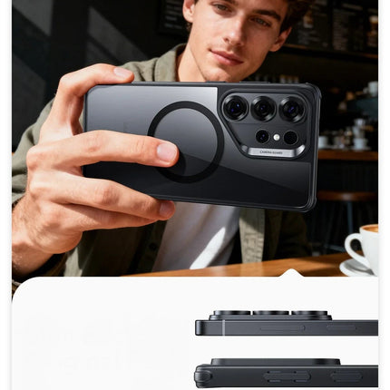 Samsung Galaxy S26 Ultra Classic Hybrid Magsafe Kapak Kılıf - Siyah 2 4