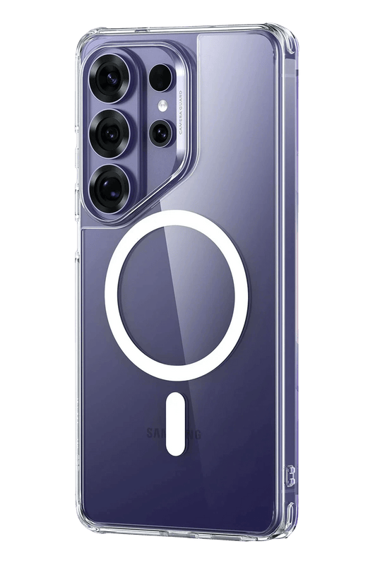 Samsung Galaxy S26 Ultra Classic Hybrid Magsafe Kapak Kılıf - Şeffaf 3