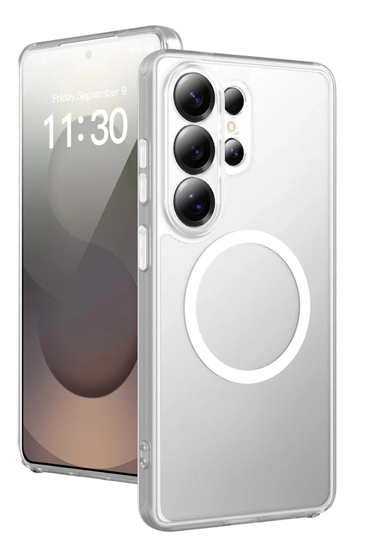 Samsung Galaxy S26 Ultra Crystal Clear Magsafe 3in1 Ekran Koruyucu ve Kamera Lens Koruyucu Kılıf 2