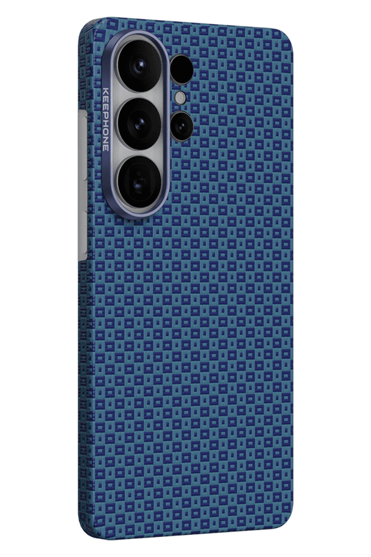 Samsung Galaxy S26 Ultra Kevlar Ankora Magsafe Kapak Kılıf - Lacivert 3