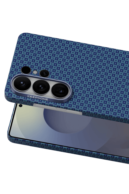 Samsung Galaxy S26 Ultra Kevlar Ankora Magsafe Kapak Kılıf - Lacivert 2