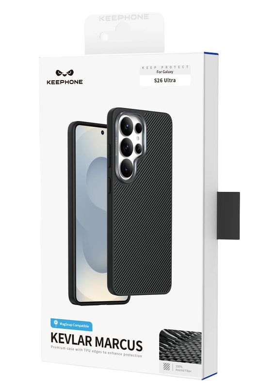 Samsung Galaxy S26 Ultra Kevlar Marcus Magsafe Kapak Kılıf 8