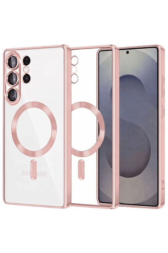 Samsung Galaxy S26 Ultra Kross Magneticsafe Kapak Kılıf - Rose