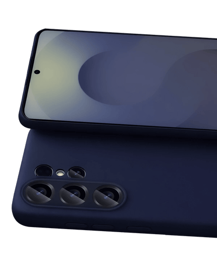 Samsung Galaxy S26 Ultra Nano içi Kadife Silikon Kılıf - Lacivert 2