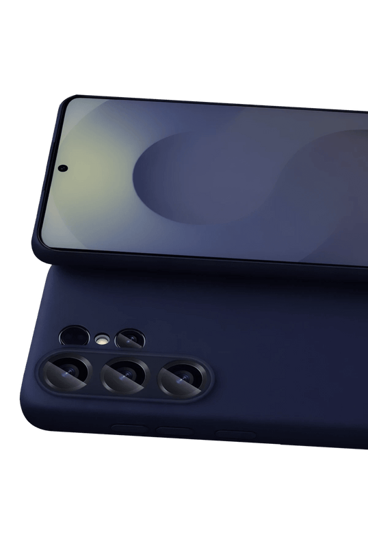 Samsung Galaxy S26 Ultra Nano içi Kadife Silikon Kılıf - Lacivert 2
