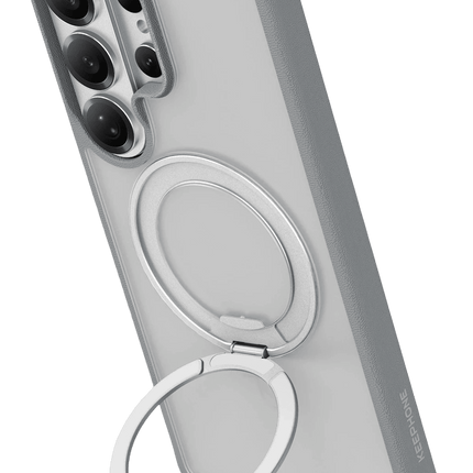 Samsung Galaxy S26 Ultra Omega Magsafe Standlı Kapak Kılıf - Beyaz 5