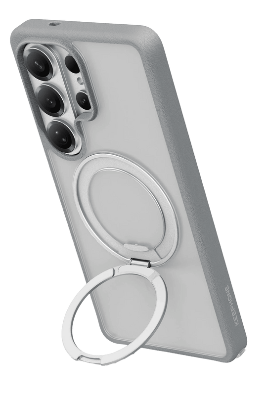 Samsung Galaxy S26 Ultra Omega Magsafe Standlı Kapak Kılıf - Beyaz 5