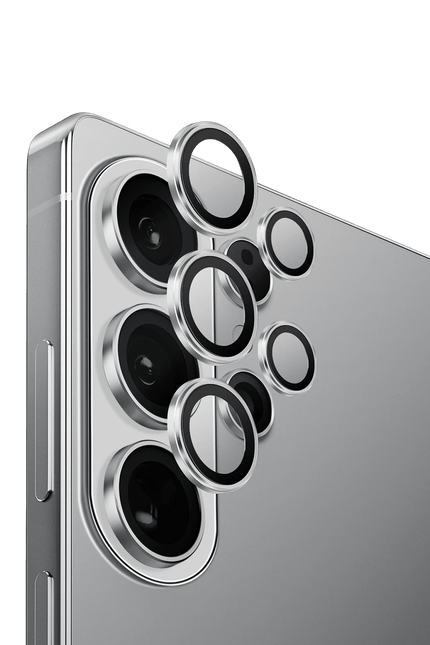 Samsung Galaxy S26 Ultra Optix Aluguard Kamera Lens Koruyucu - Gümüş